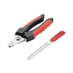 Kit Akio Cortador de Unhas e Lixa para Cães e Gatos