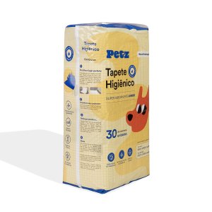 Tapete Higiênico Petz para Cães Superabsorvente 30 Unidades